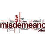 Misdemeanor word cloud Misdemeanor word cloud