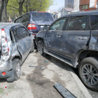 big cars accident on the road in the city, broken cars closeup, traffic accident, multiple car crash big cars accident on the road in the city, broken cars closeup, traffic accident, multiple car crash