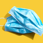 Blue surgical masks